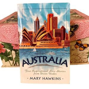 Australia by Mary Hawkins Paperback Novel 4 Romance Novels in One CR 2000